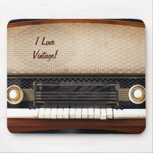 Old Radio Mouse Mat