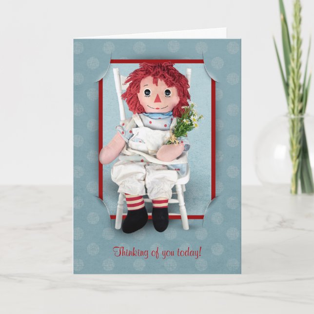 Old Rag Doll Card (Front)