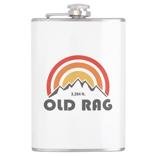 Old Rag Mountain Hip Flask (Front)