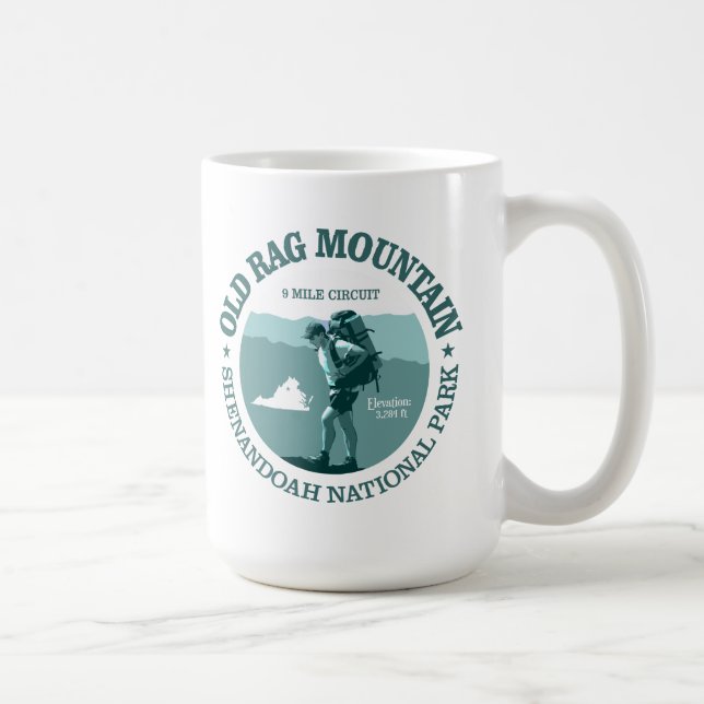 Old Rag Mountain (rd) Coffee Mug (Right)