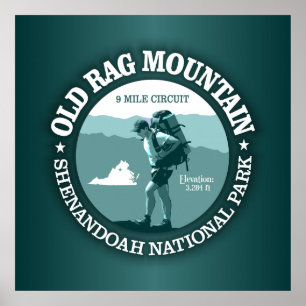 Old Rag Mountain (rd) Poster