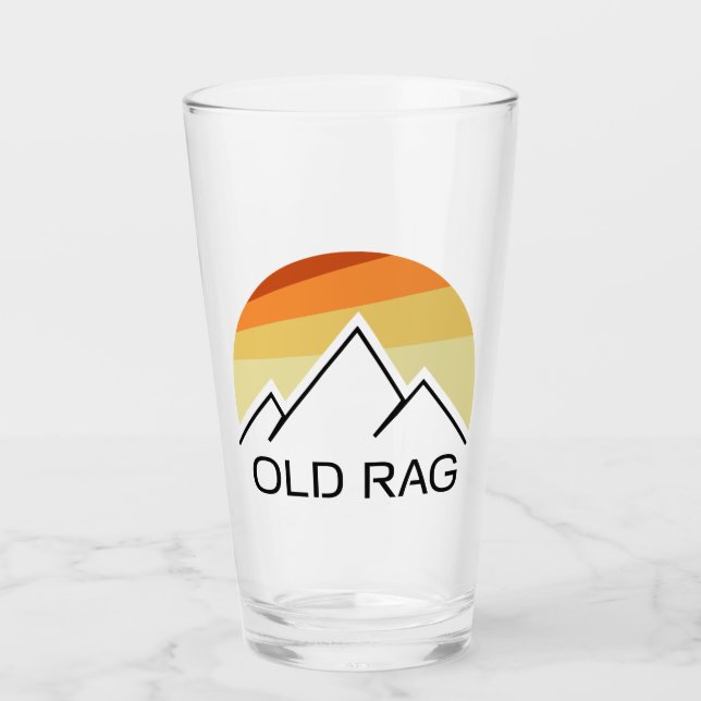 Old Rag Mountain Retro Glass (Front)