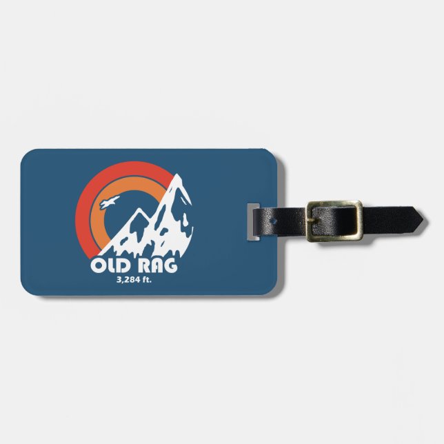 Old Rag Mountain Sun Eagle Luggage Tag (Front Horizontal)