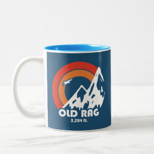 Old Rag Mountain Sun Eagle Two-Tone Coffee Mug