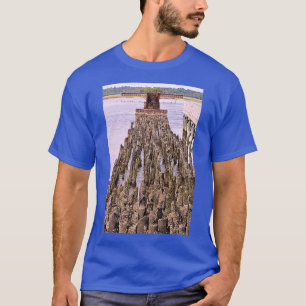 Old Railroad Trestle Pilings 1 T-Shirt
