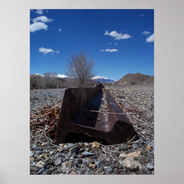 Old Railroad Yard Poster (Front)