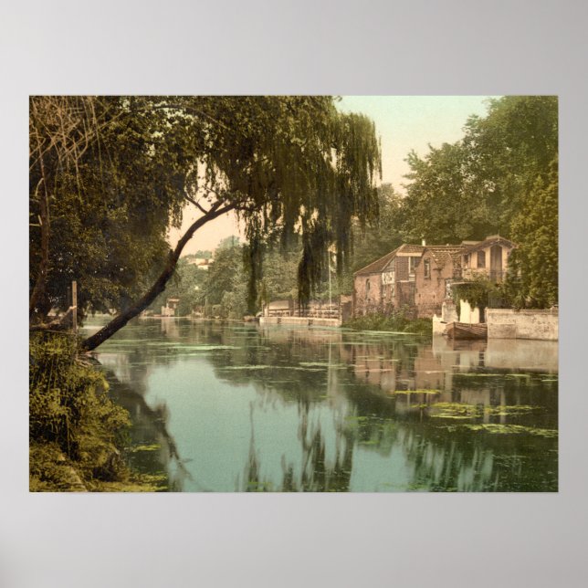 Old Reach, Thorpe, Norwich Norfolk, archival print (Front)