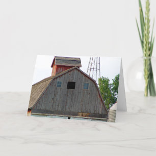 Old Red Barn Farming Note Cards