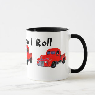 Old Red Truck  This is How I Roll Mug