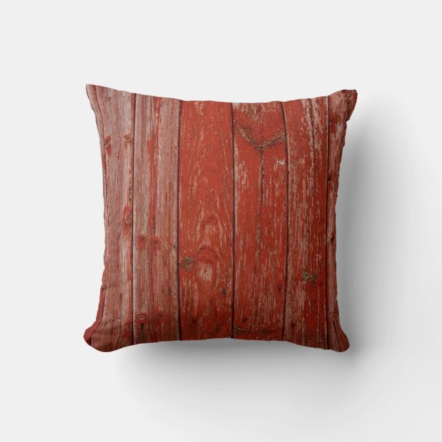 Old red wood cushion (Front)