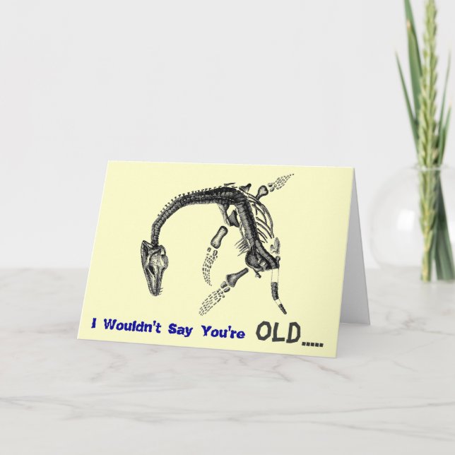 Old Relic Birthday Card (Front)