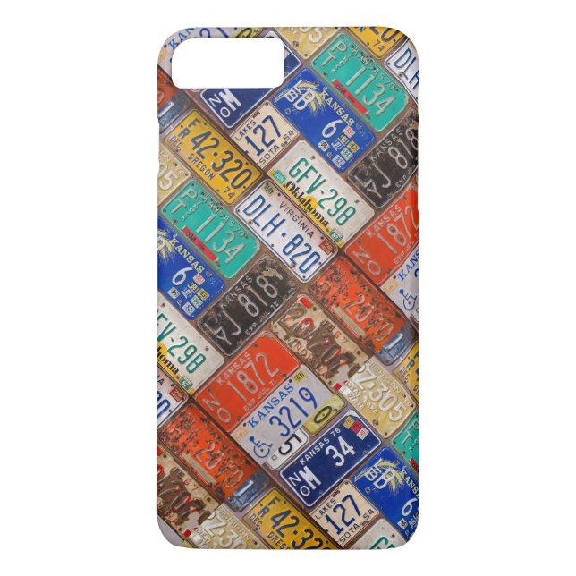 Old retro car license plates Case-Mate iPhone case (Back)