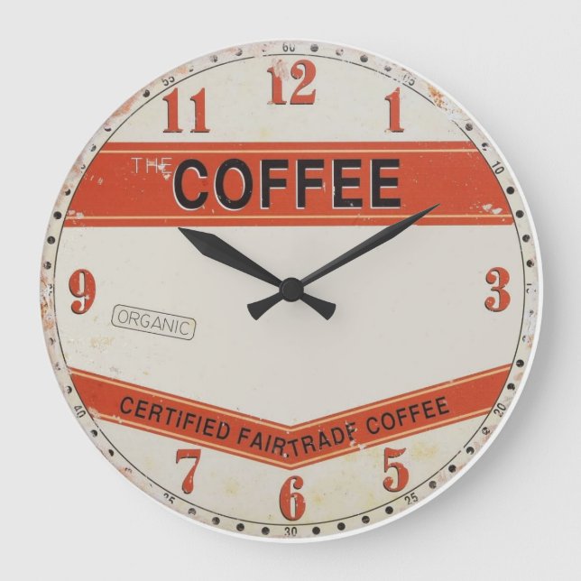 Old retro large clock (Front)