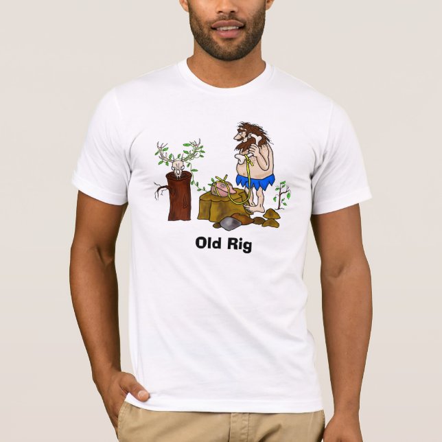Old Rig Funny Ham Radio T-Shirt (Front)