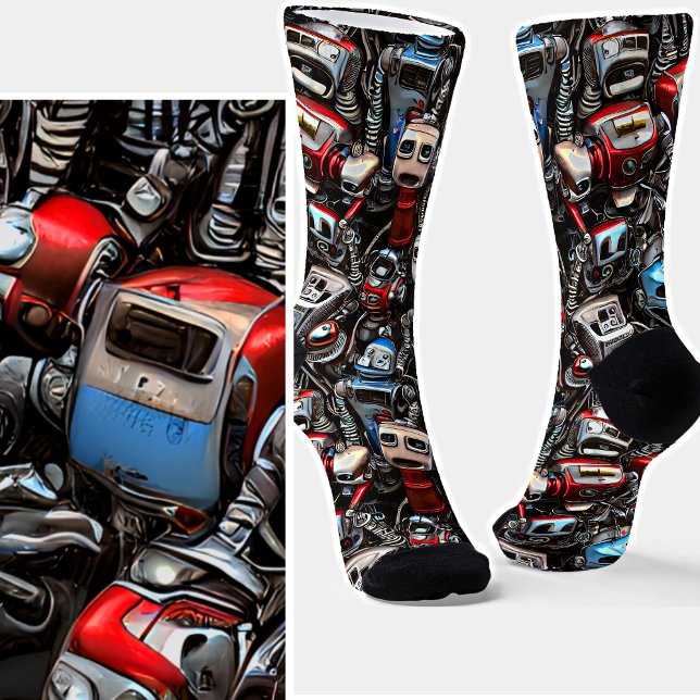 Old Robot Junkyard Socks (Creator Uploaded)