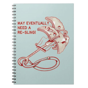 Old Rock climbing cam funny  Notebook