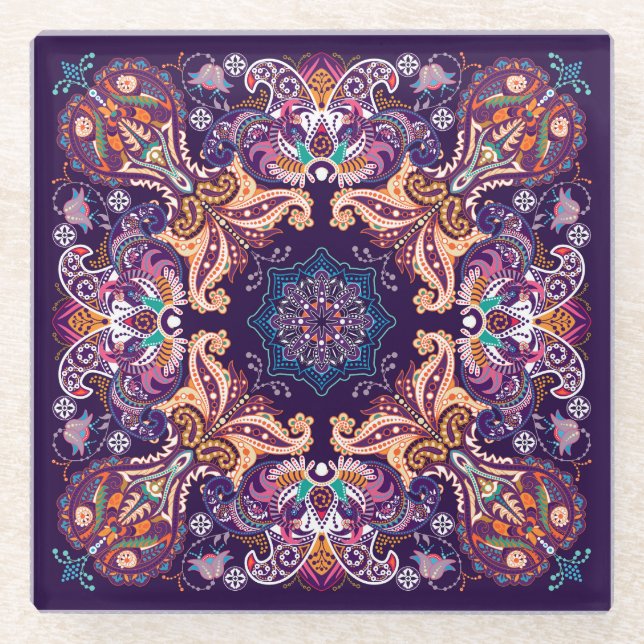 Old Rock Wall: High-Res Texture Glass Coaster (Front)