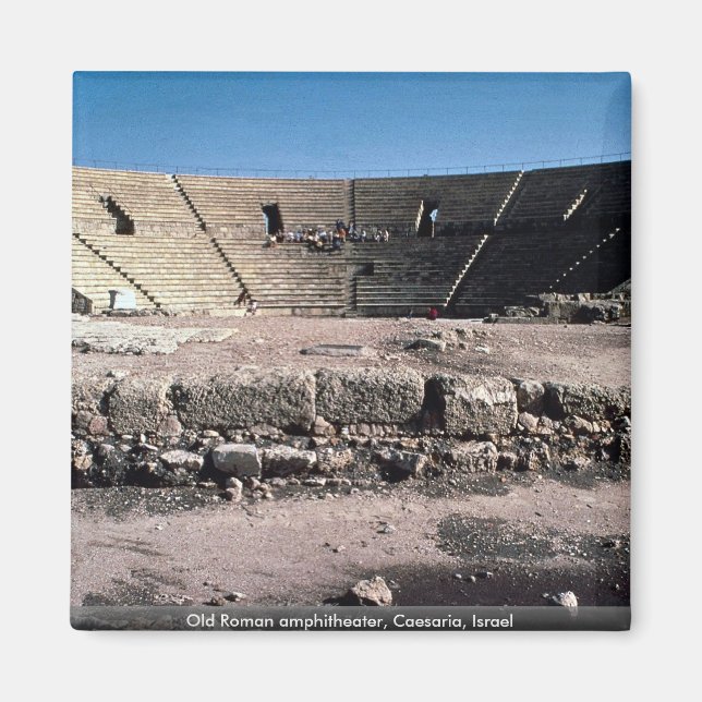 Old Roman amphitheatre, Caesaria, Israel Magnet (Front)