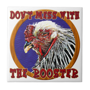 Old Rooster Tile
