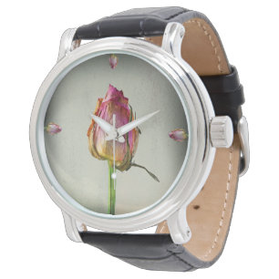 Old Rose on Paper Watch