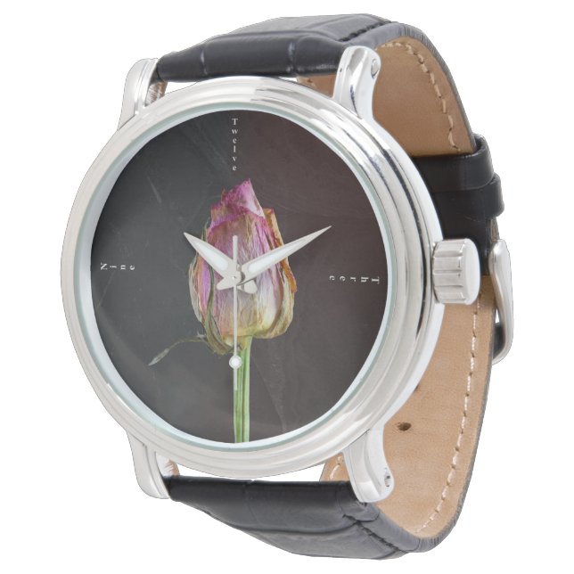 Old Rose on Slate Watch (Angled)