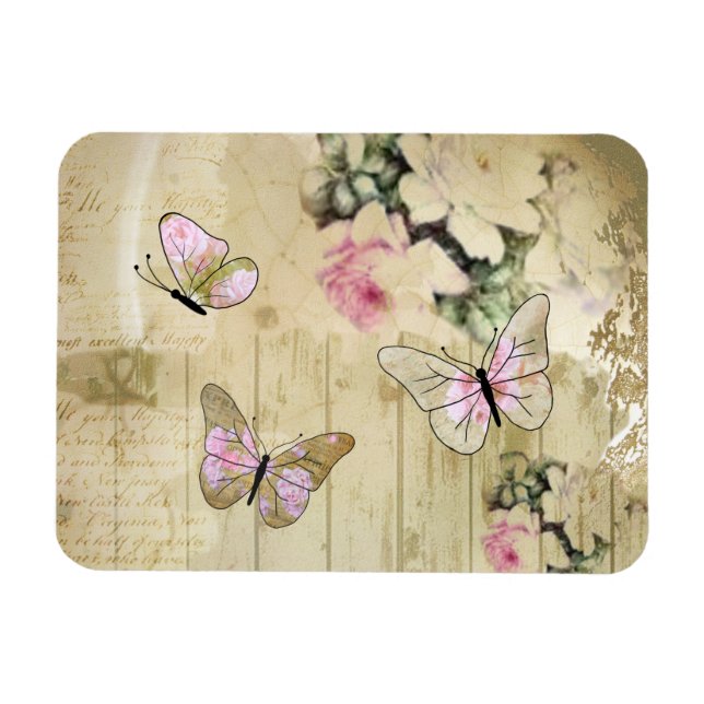 Old roses magnet (Horizontal)