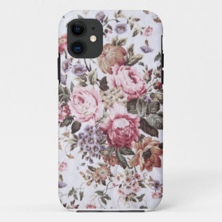 old roses vintage fabric iPhone 5 barely there 11 Case