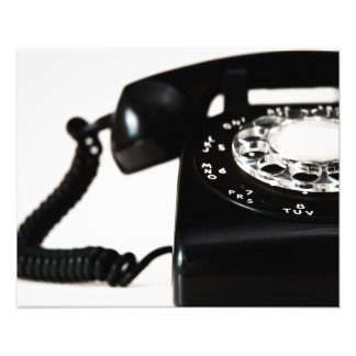 Old Rotary Telephone Photo Print