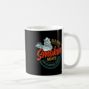 Old Row Smokin' Meats And Clapping Cheeks Funny Bb Coffee Mug