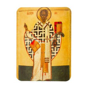 Old Russian icon of St.Nicholas Magnet