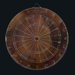 Old Rusted Look Dart Board<br><div class="desc">Perfect for the man cave,  this custom dart board is done with graphics that give it a old rusted metal look.  Customise to add any text you want.  Perfect gift idea for the man who loves games.</div>