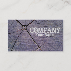 Old rustic wood business card cover