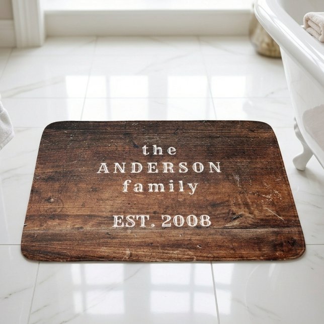 Old Rustic Wood Nature Bath Mat (Creator Uploaded)