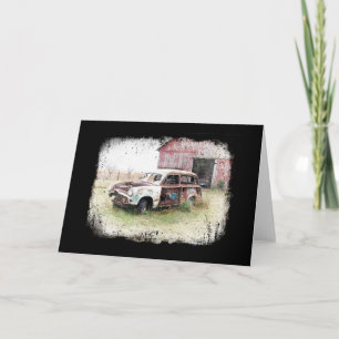 Old, Rusty, and Abandoned Card