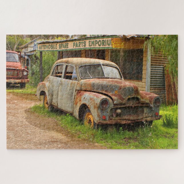 Old rusty car jigsaw puzzle (Horizontal)