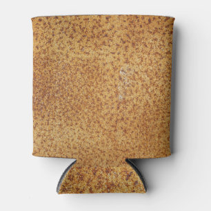 Old Rusty Metal: Grunge Texture Background Can Cooler