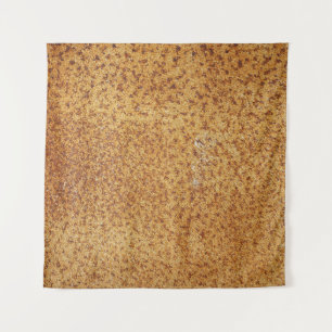 Old Rusty Metal: Grunge Texture Background Tapestry