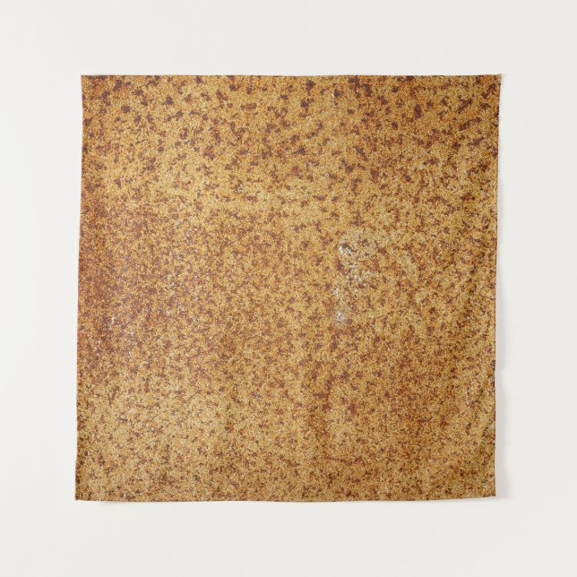 Old Rusty Metal: Grunge Texture Background Tapestry (Front)