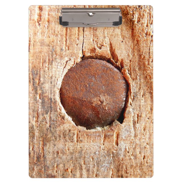 Old Rusty Nail Clipboard (Front)