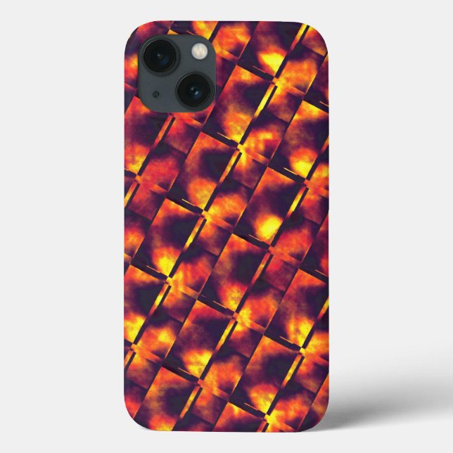 Old rusty plates in colours of ember and fire Case-Mate iPhone case (Back)