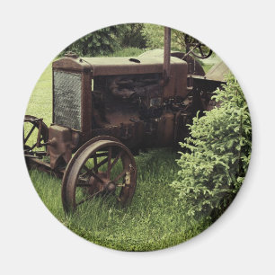 Old Rusty Tractor Magnet