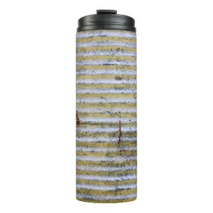old rusty zinc grunge texture,vintage zinc texture thermal tumbler