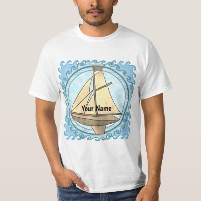 Old Sailboat  t-shirt (Front)
