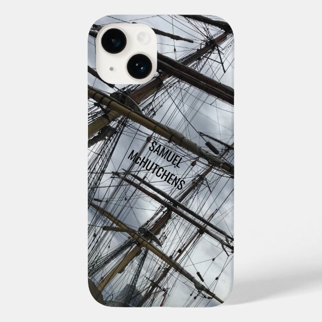 Old sailing ship rigging Case-Mate iPhone case (Back)