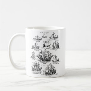 OLD SAILING SHIPS COFFEE MUG