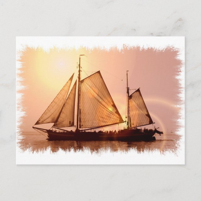 Old Sailing Ships Postcard (Front)