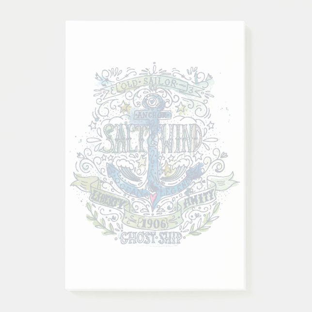 Old Sailor Anchor Poster Post-it Notes (Front)