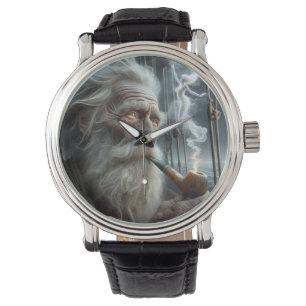 Old Sailor Smoking a Pipe Watch