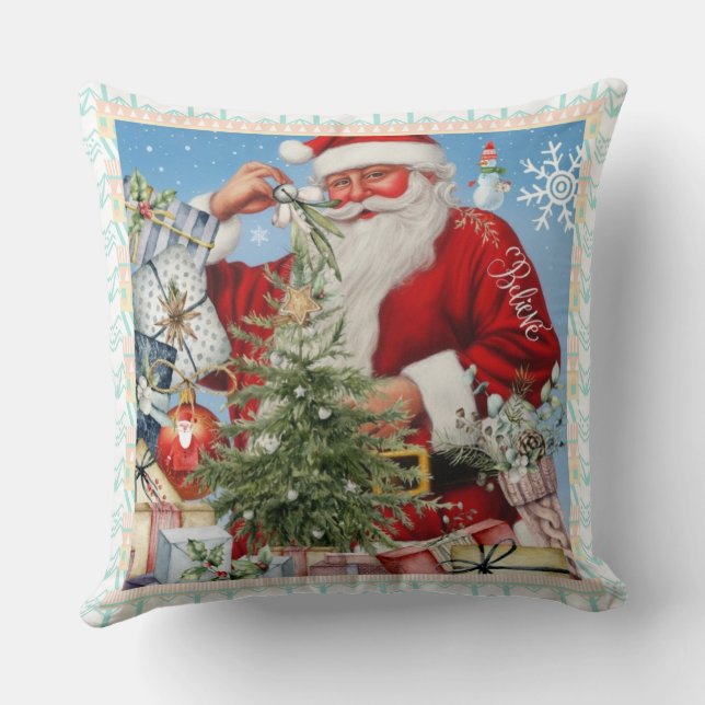 OLD SAINT NICK CUSHION (Back)