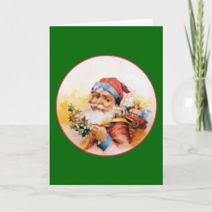 OLD SAINT NICK HOLIDAY CARD